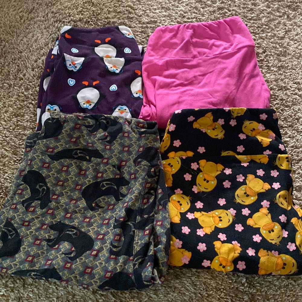 4 PACK LULAROE LEGGINGS